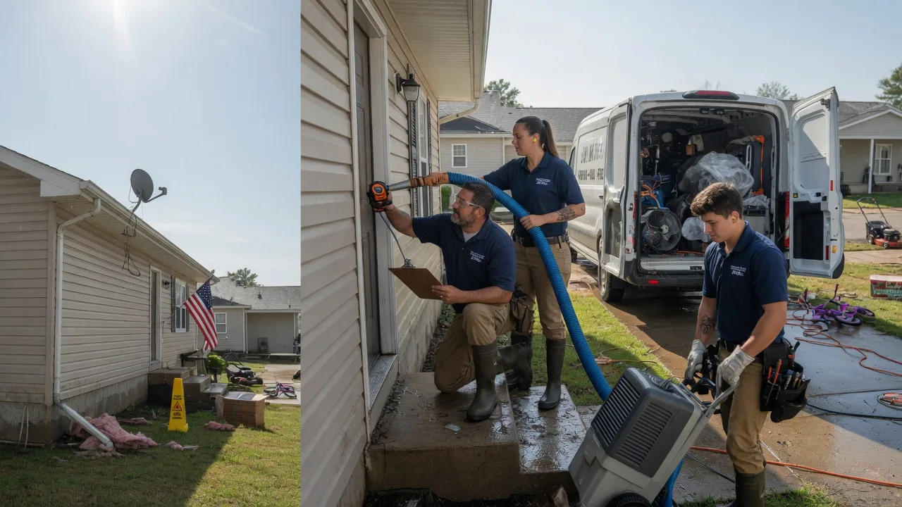 Ceiling Water Damage Restoration in Stockport, IA near me